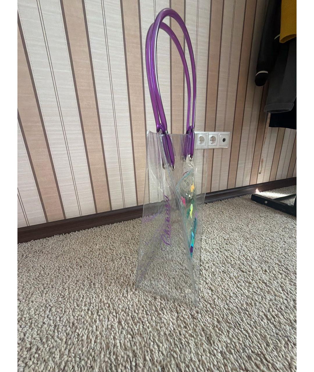 CHOPARD Белая синтетическая пляжная сумка, фото 3