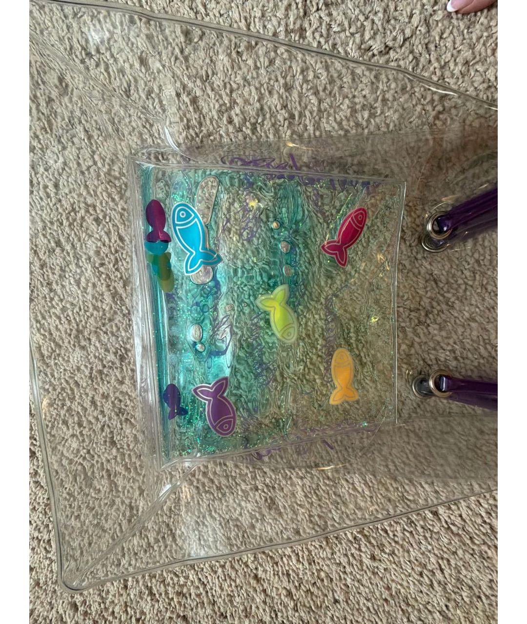 CHOPARD Белая синтетическая пляжная сумка, фото 4