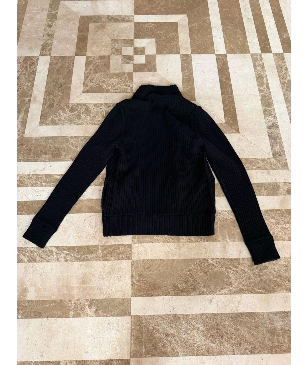 DOLCE&GABBANA Черный шерстяной кардиган, фото 2