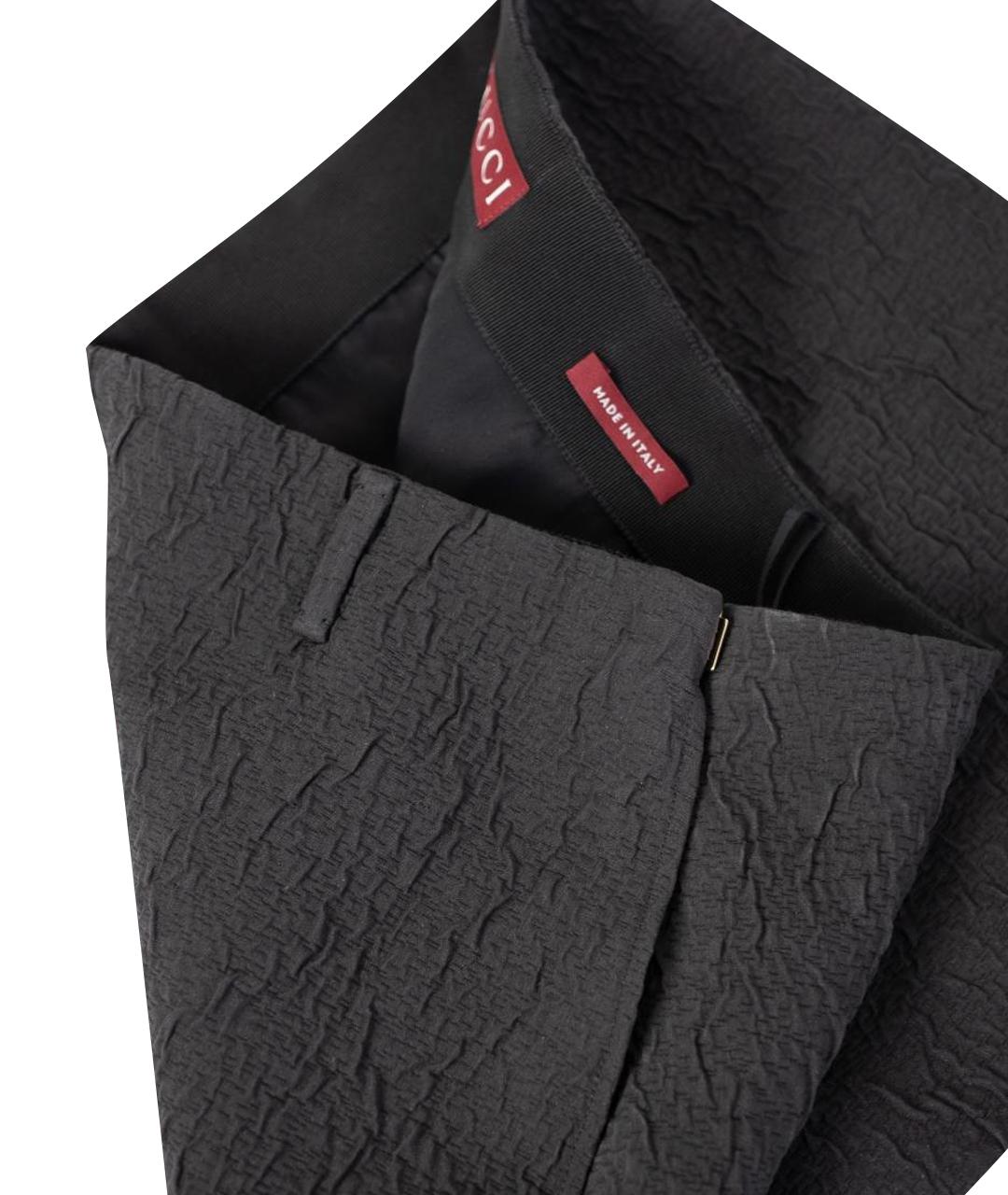 GUCCI Черная юбка мини, фото 7