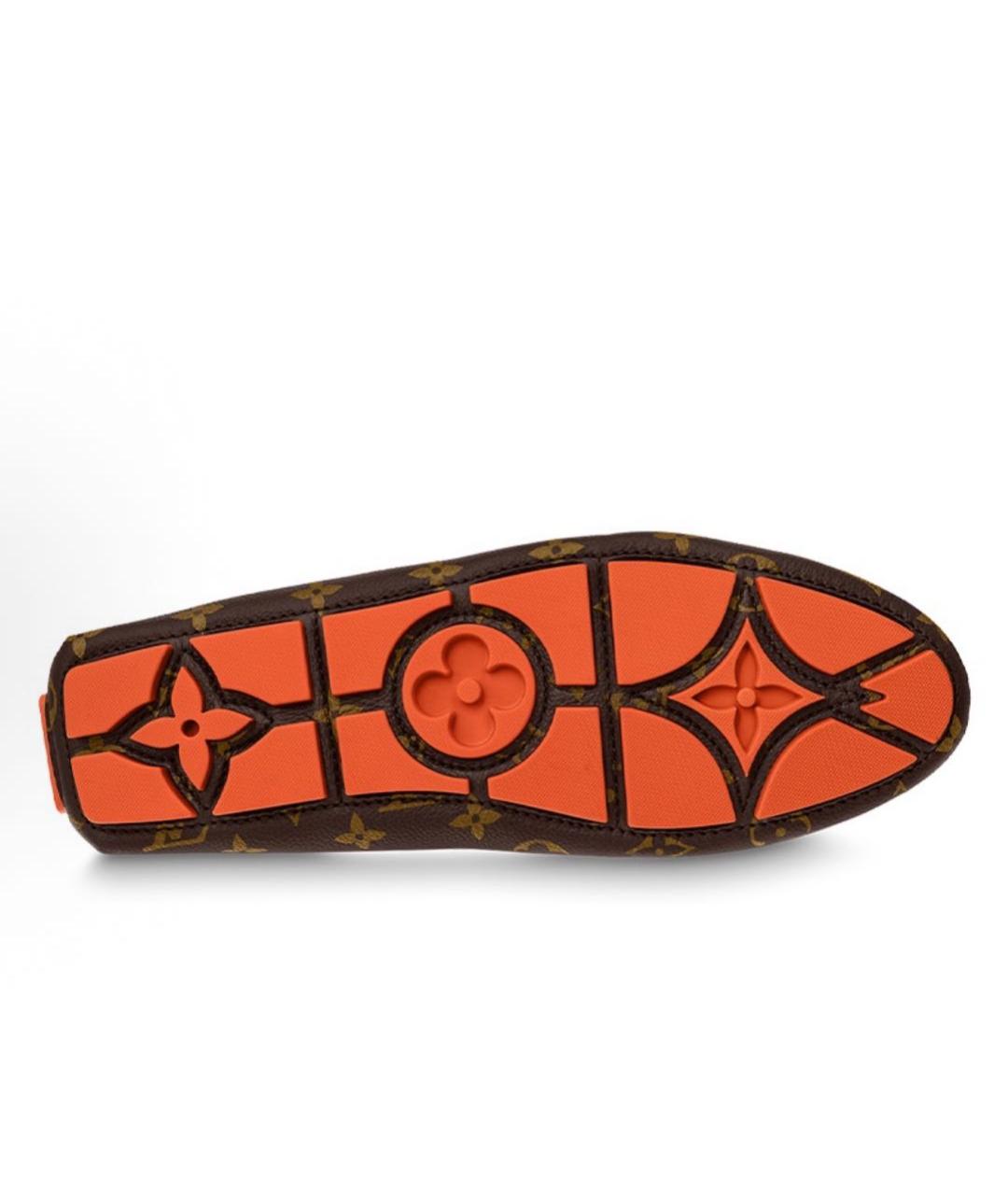 LOUIS VUITTON Коричневые мокасины, фото 4