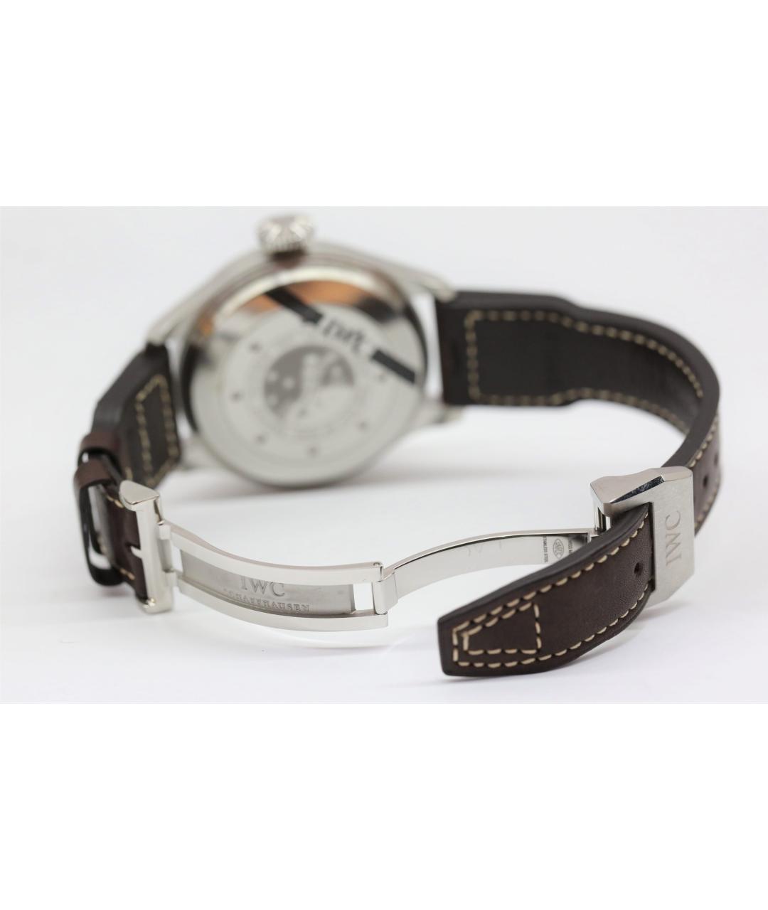 IWC Schaffhausen Синие стальные часы, фото 3