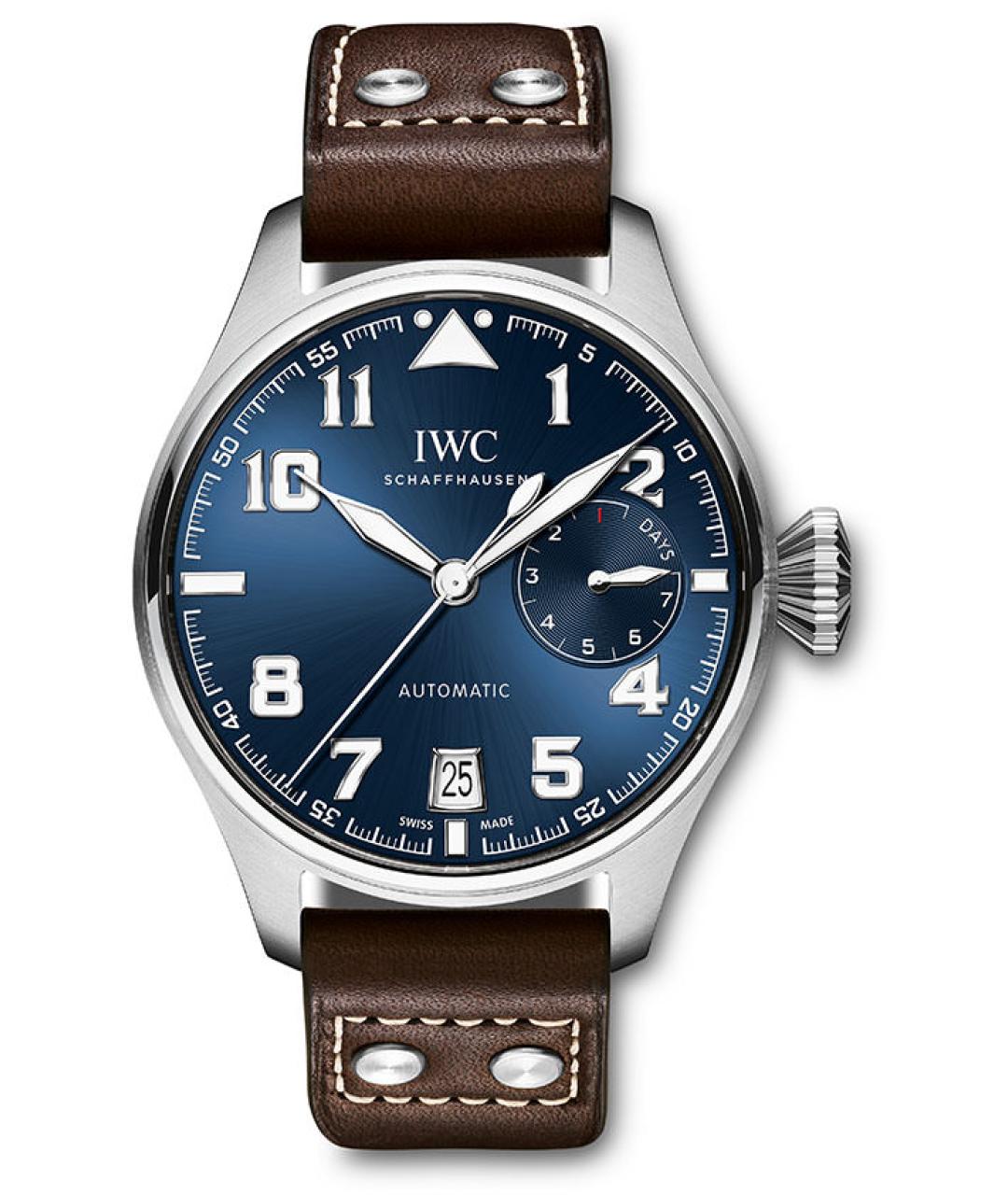 IWC Schaffhausen Синие стальные часы, фото 1