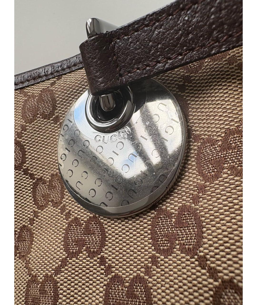 GUCCI Бежевая сумка тоут, фото 8