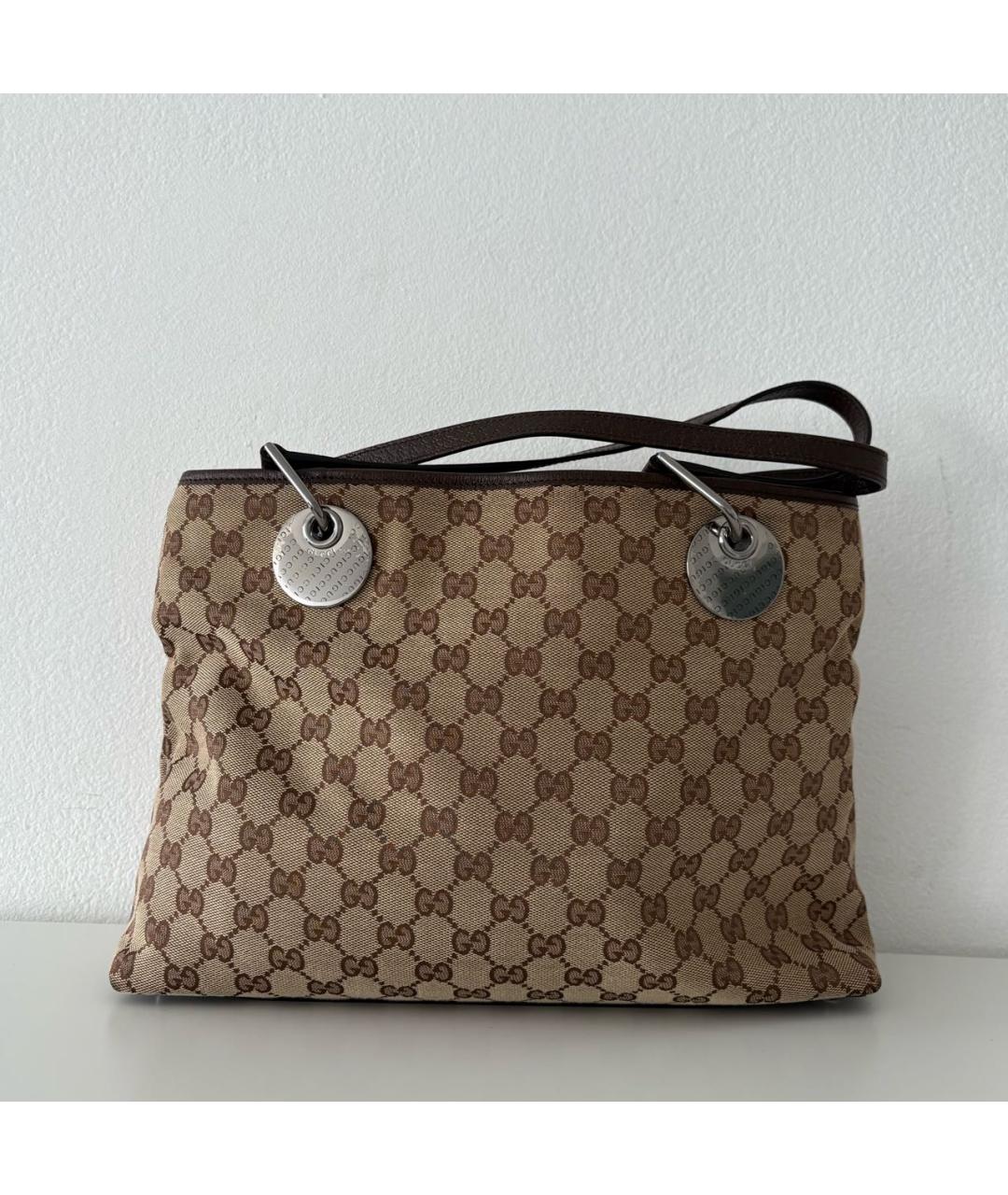 GUCCI Бежевая сумка тоут, фото 2