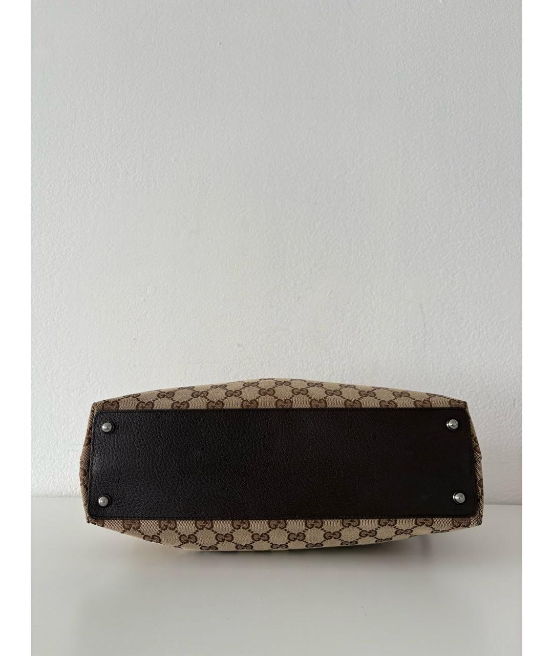 GUCCI Бежевая сумка тоут, фото 6