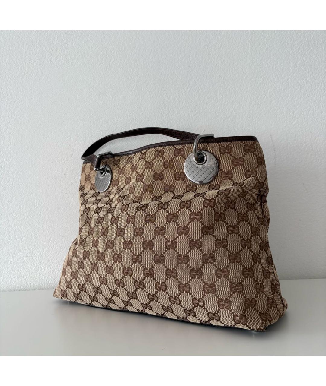 GUCCI Бежевая сумка тоут, фото 3