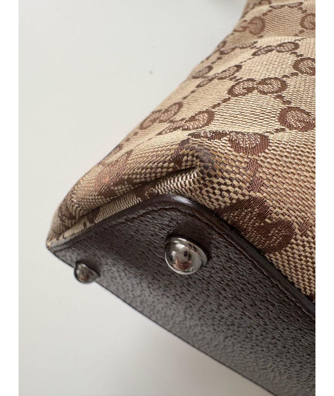 GUCCI Бежевая сумка тоут, фото 7