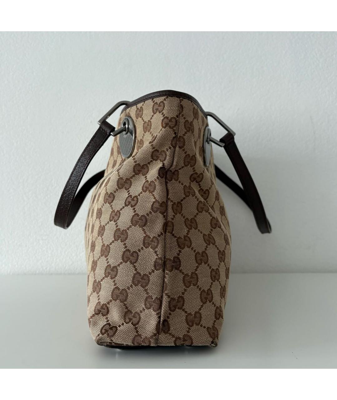 GUCCI Бежевая сумка тоут, фото 5