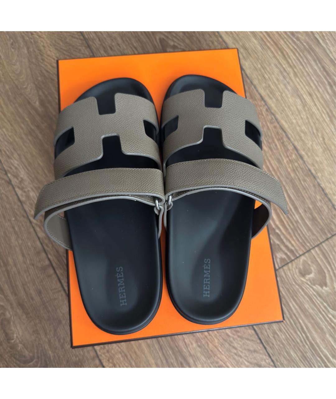 HERMES Кожаные сандалии, фото 2