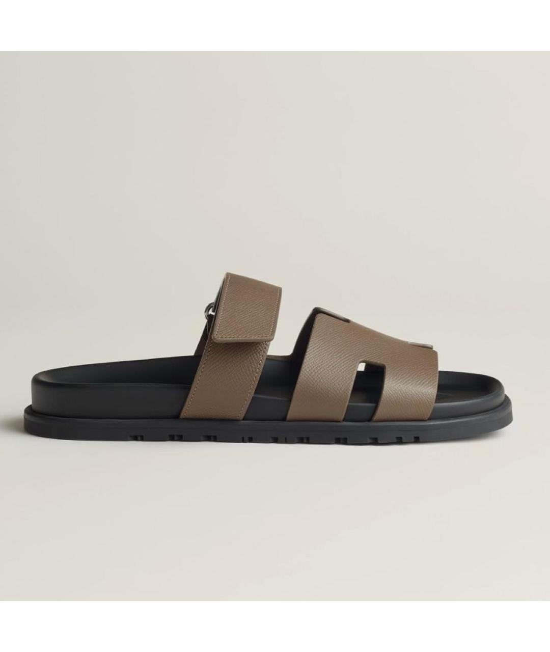 HERMES Кожаные сандалии, фото 4