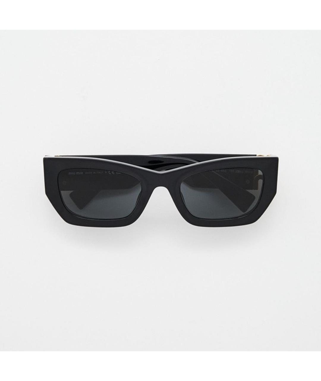 MIU MIU Черные солнцезащитные очки, фото 5