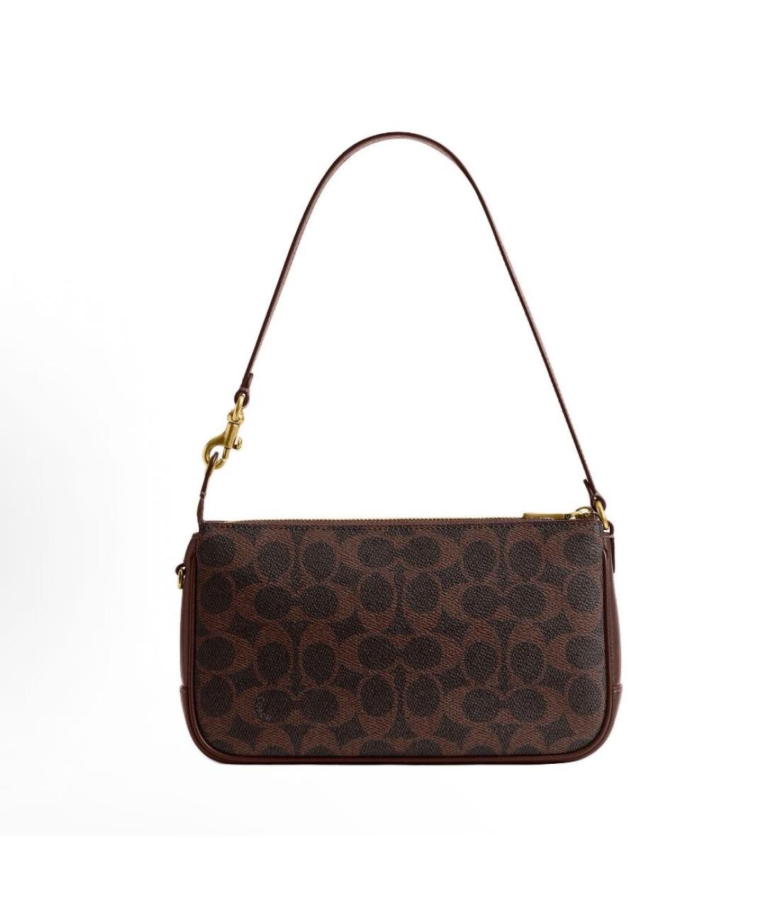 COACH Коричневая сумка через плечо, фото 3