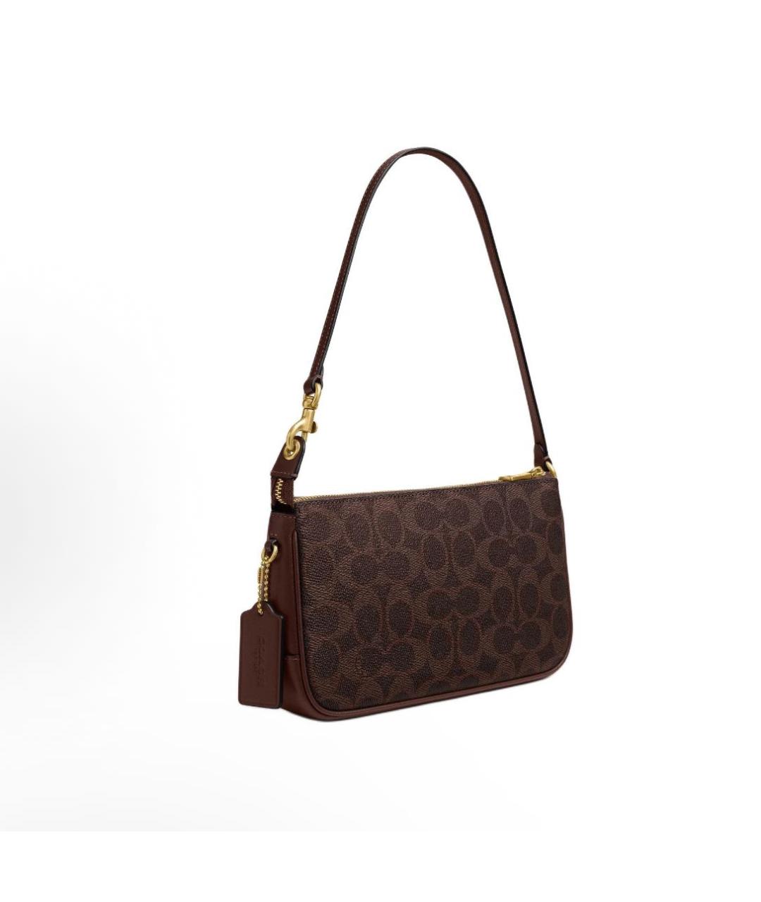 COACH Коричневая сумка через плечо, фото 2