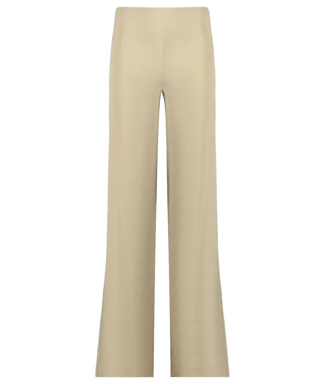 JACQUEMUS Бежевые вискозные брюки широкие, фото 1