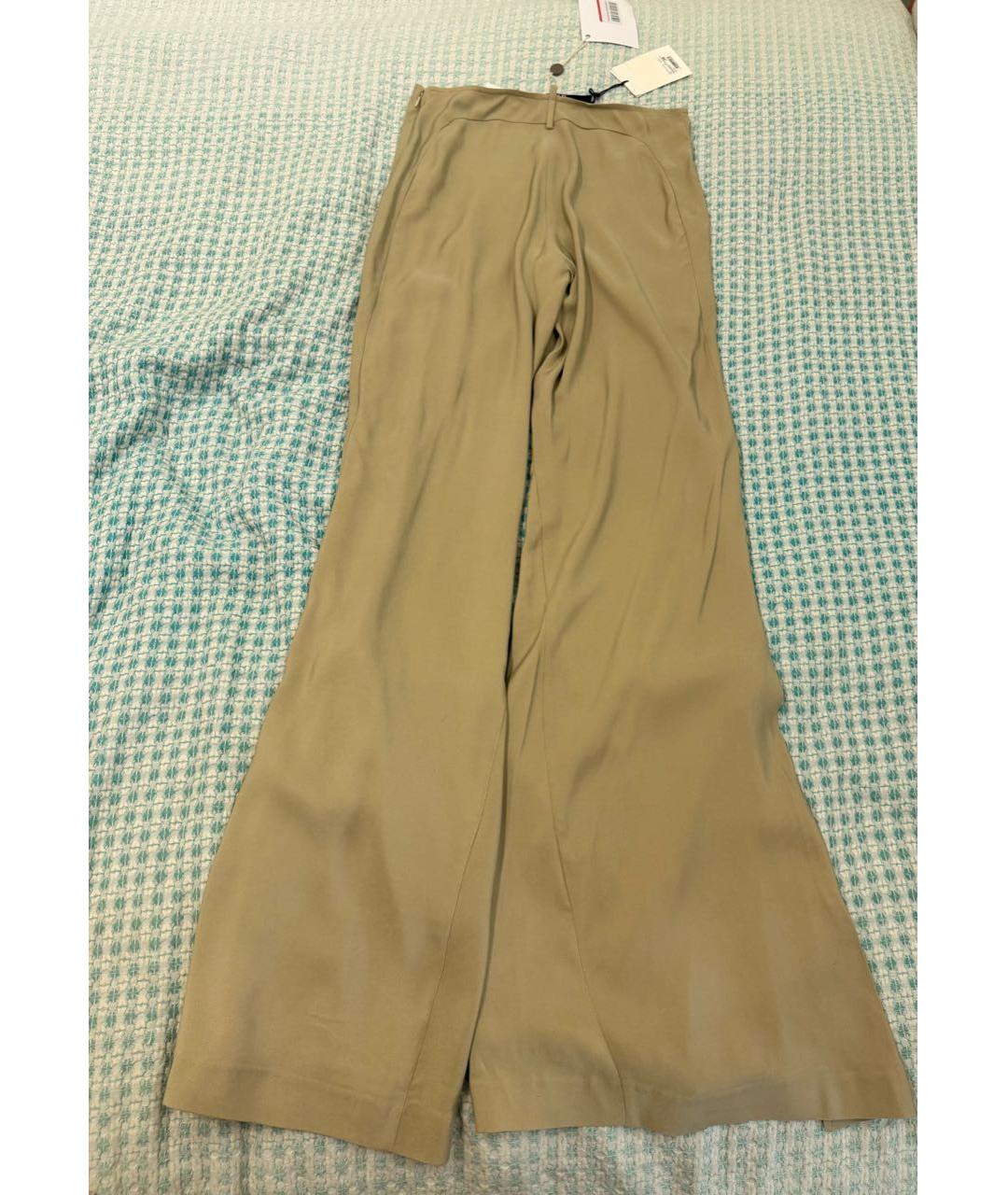 JACQUEMUS Бежевые вискозные брюки широкие, фото 6