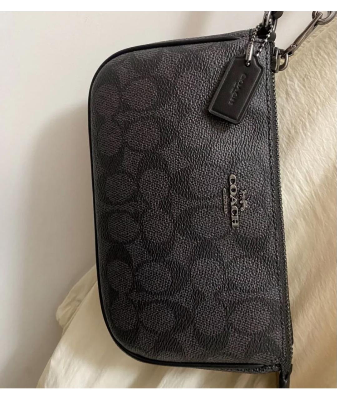 COACH Серая сумка через плечо, фото 7