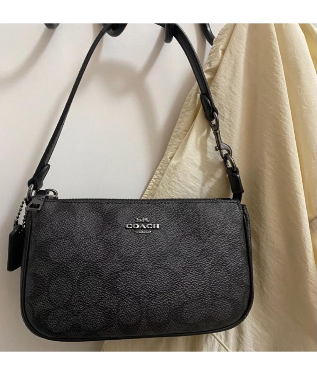 COACH Серая сумка через плечо, фото 6