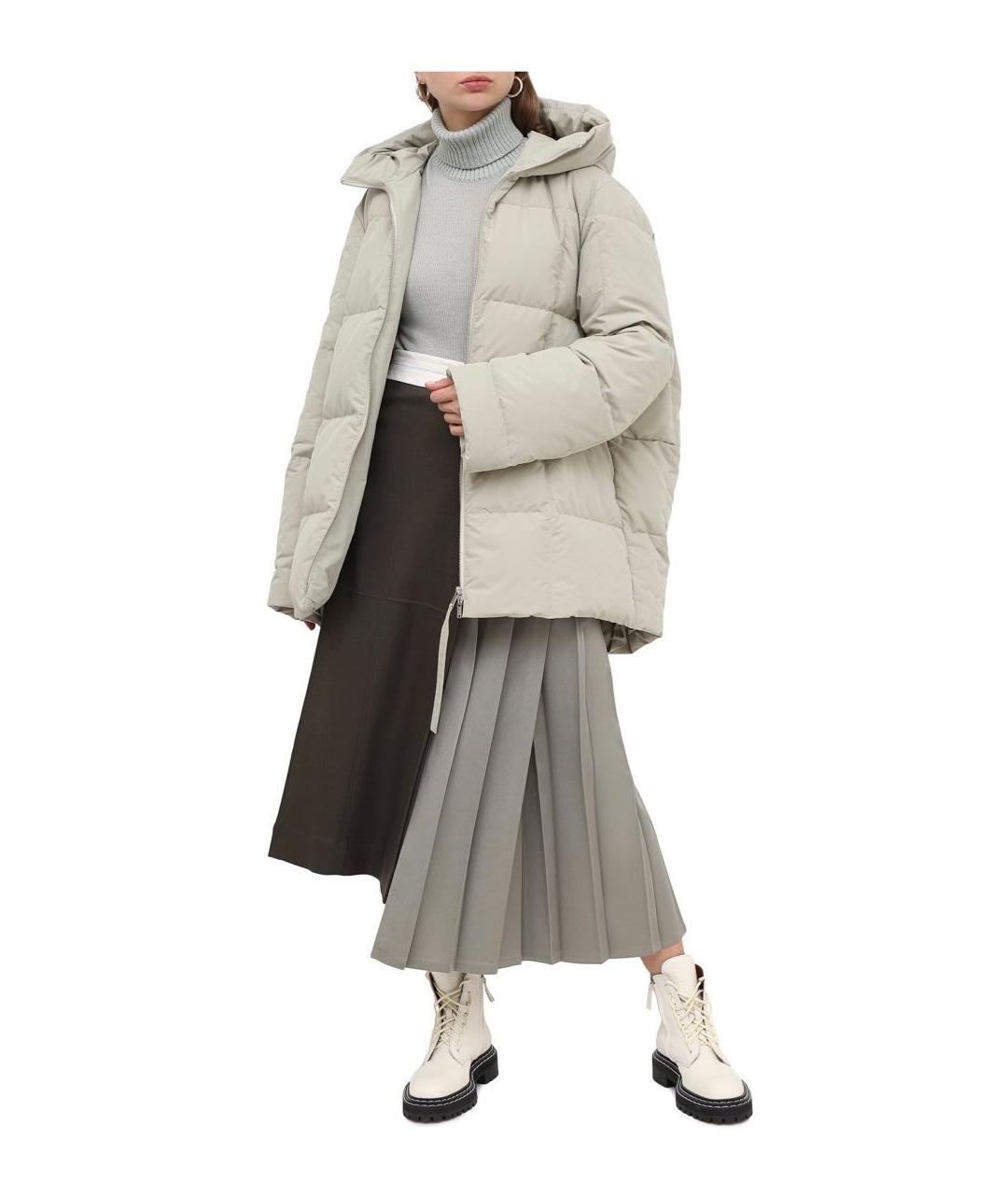 JIL SANDER Полиэстеровый пуховик, фото 5