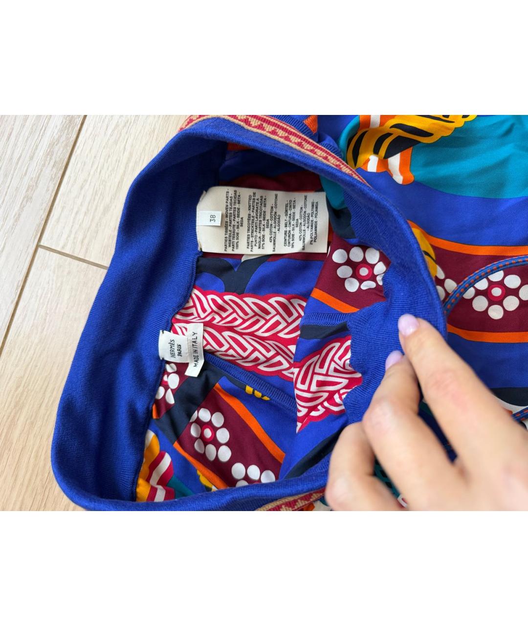 HERMES Шелковые шорты, фото 3