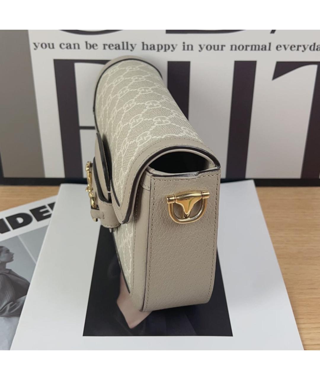 GUCCI Бежевая сумка через плечо, фото 6