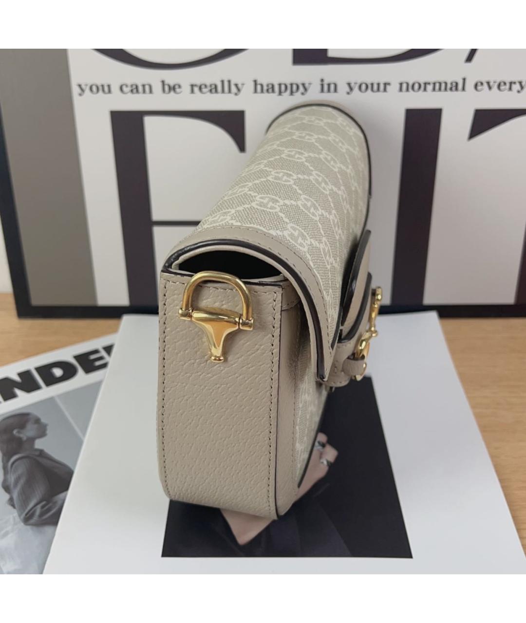 GUCCI Бежевая сумка через плечо, фото 4