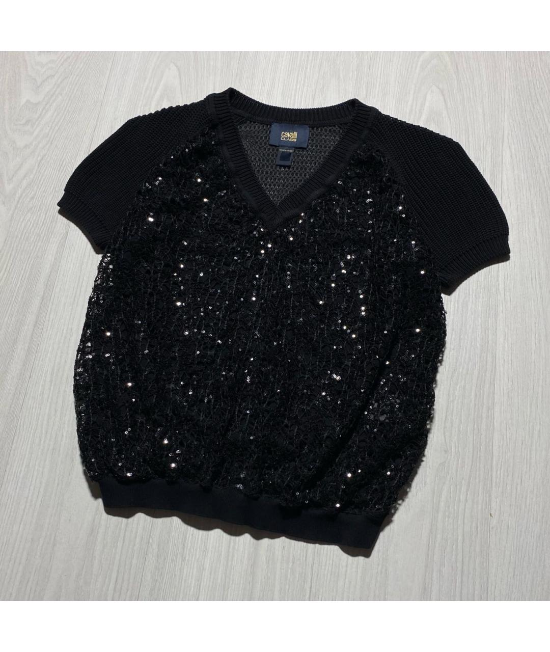 CAVALLI CLASS Черный джемпер / свитер, фото 2