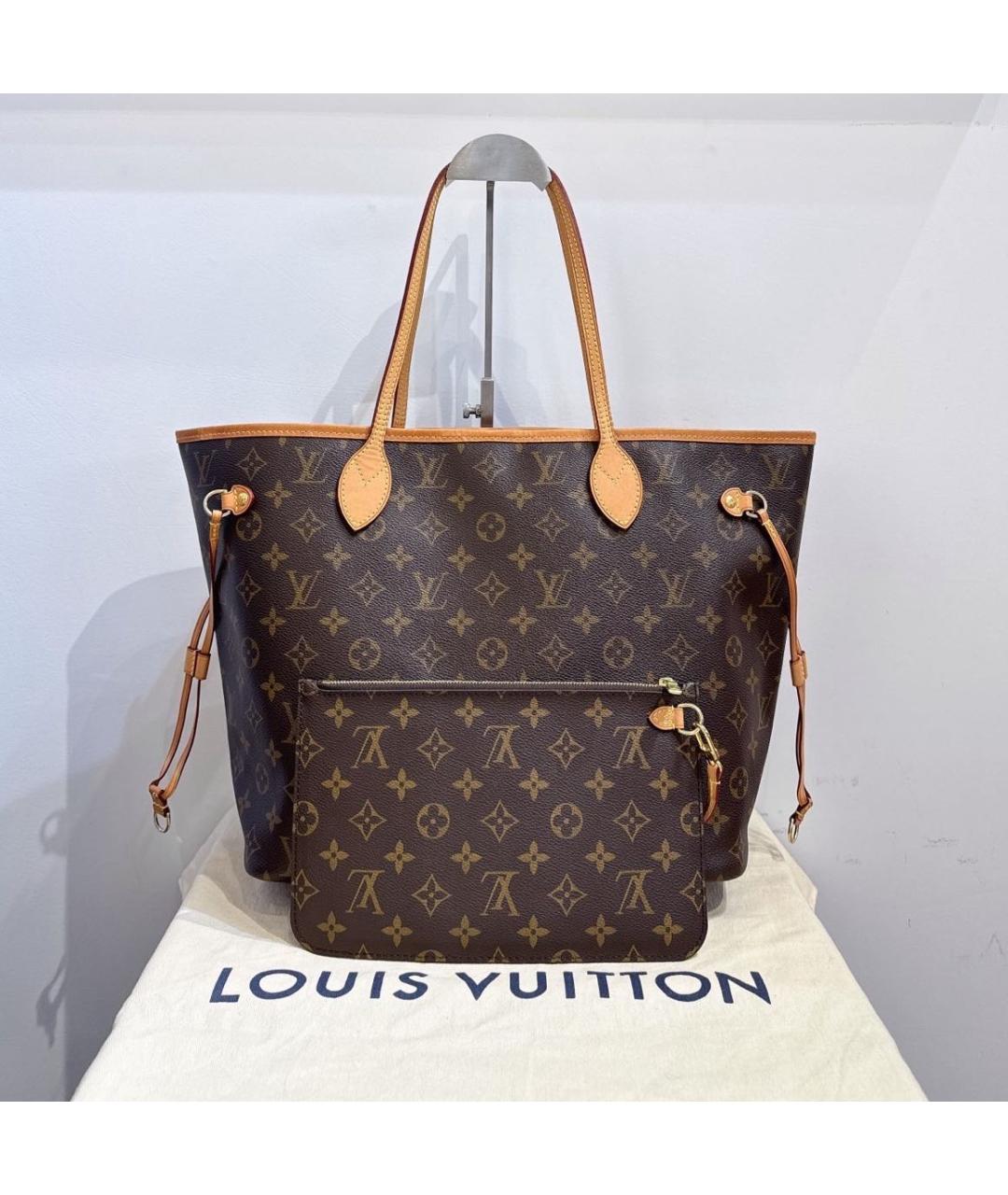 LOUIS VUITTON Коричневая сумка через плечо, фото 2