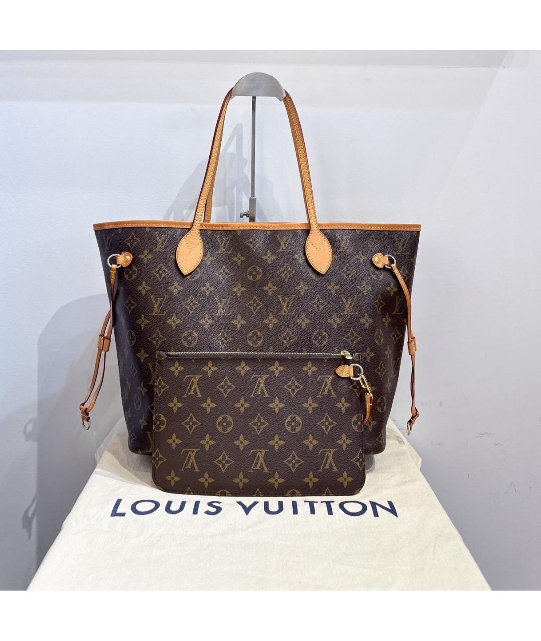 LOUIS VUITTON Коричневая сумка через плечо, фото 7