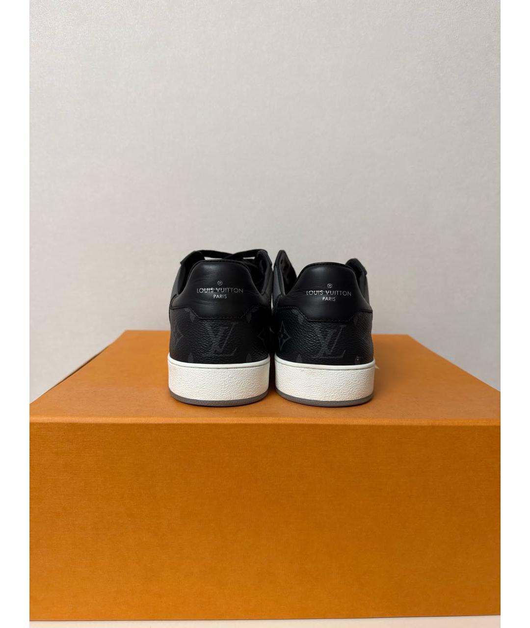 LOUIS VUITTON Серые низкие кроссовки / кеды, фото 4