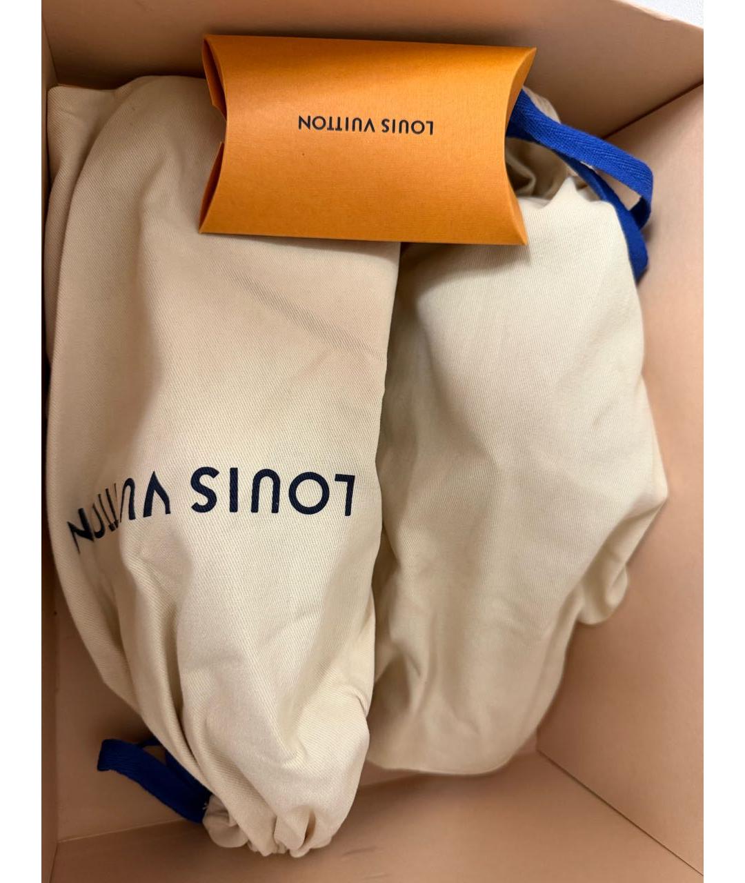 LOUIS VUITTON Серые низкие кроссовки / кеды, фото 6