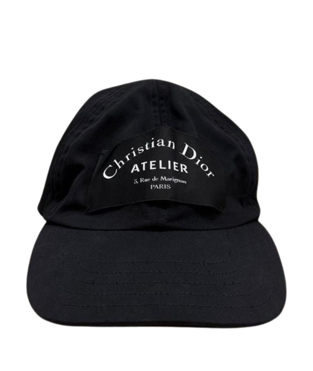 CHRISTIAN DIOR Черная кепка, фото 1