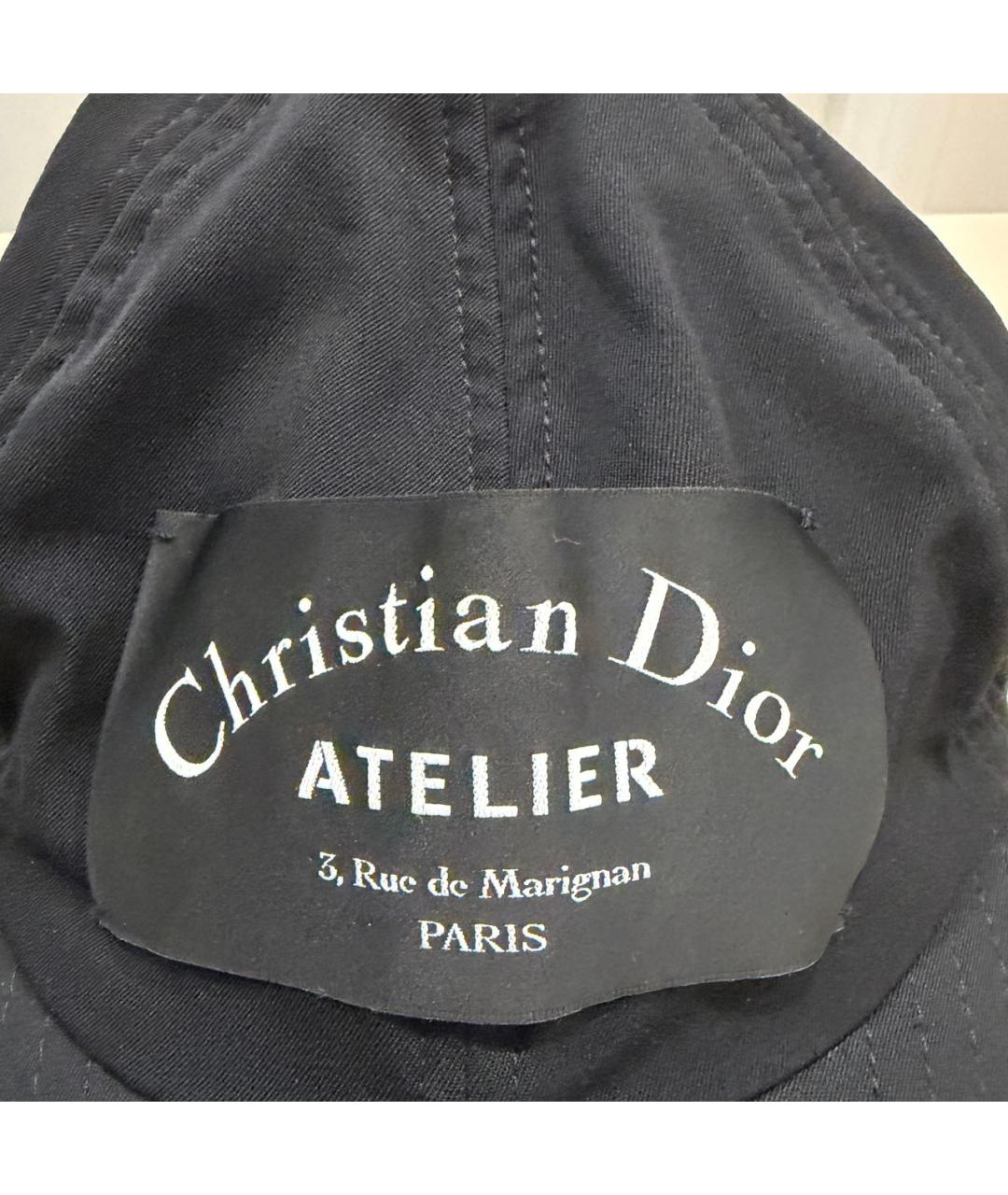 CHRISTIAN DIOR Черная кепка, фото 4