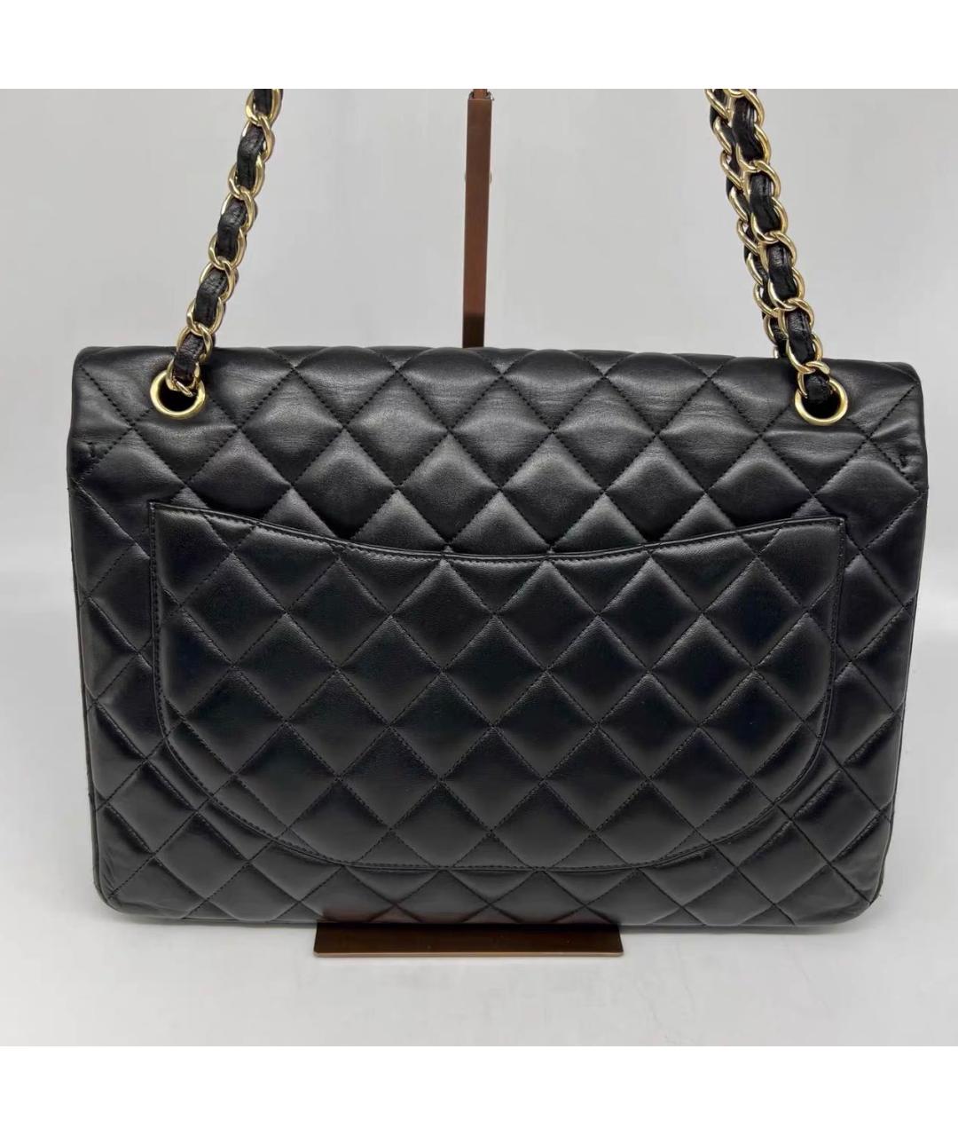 CHANEL Черная кожаная сумка через плечо, фото 4