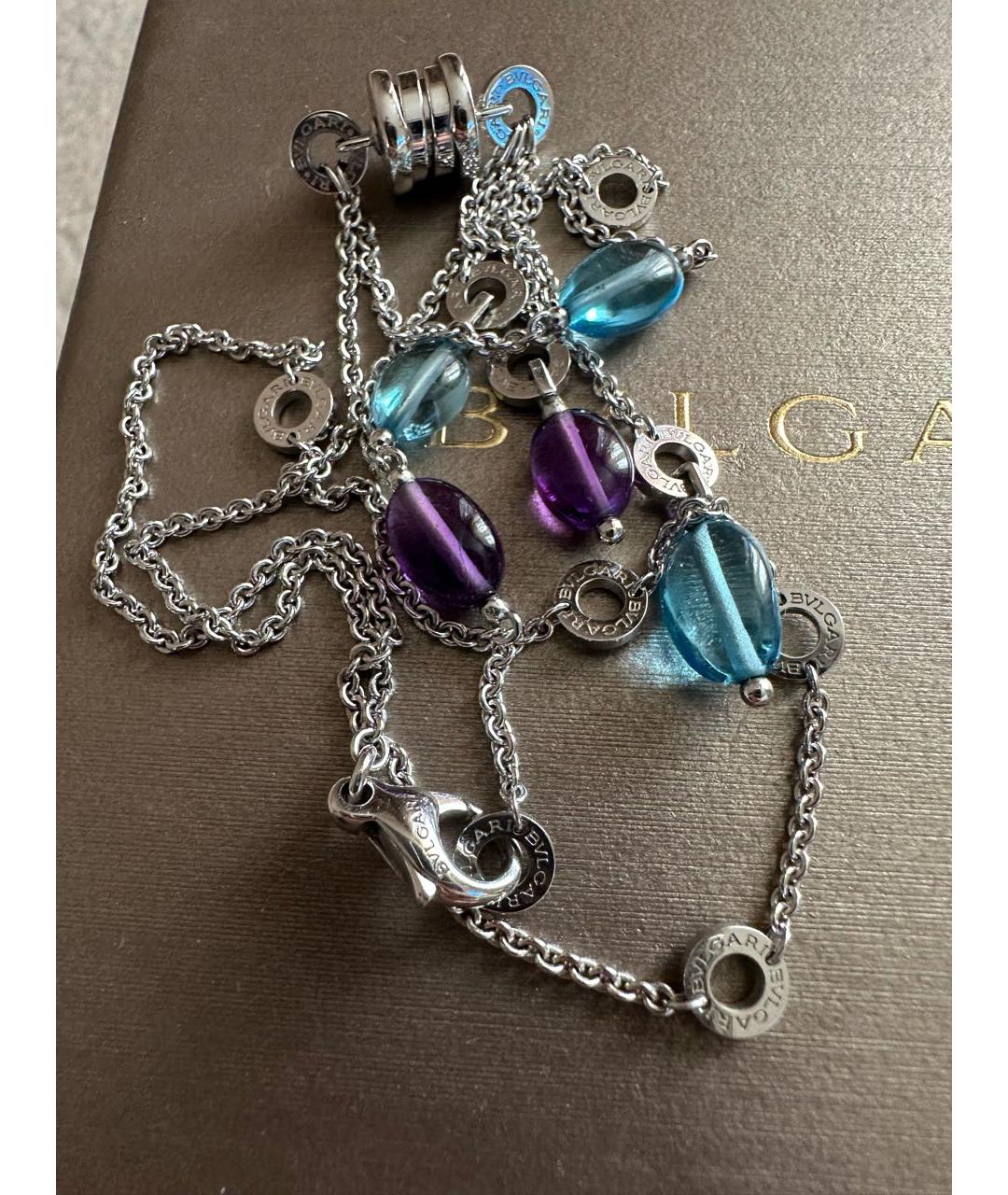 BVLGARI Мульти колье из белого золота, фото 4