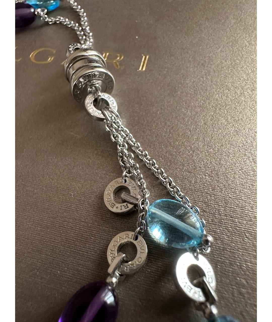 BVLGARI Мульти колье из белого золота, фото 6