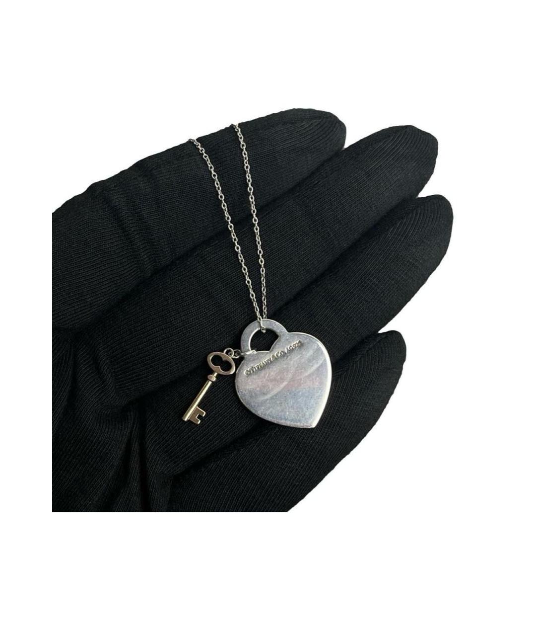 TIFFANY&CO Серебряное серебряное колье, фото 4