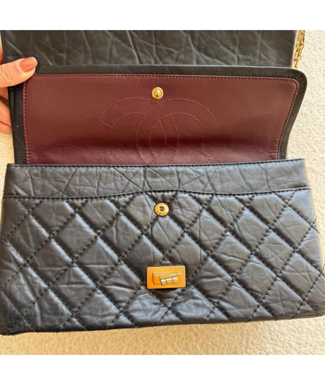 CHANEL Черная кожаная сумка через плечо, фото 4