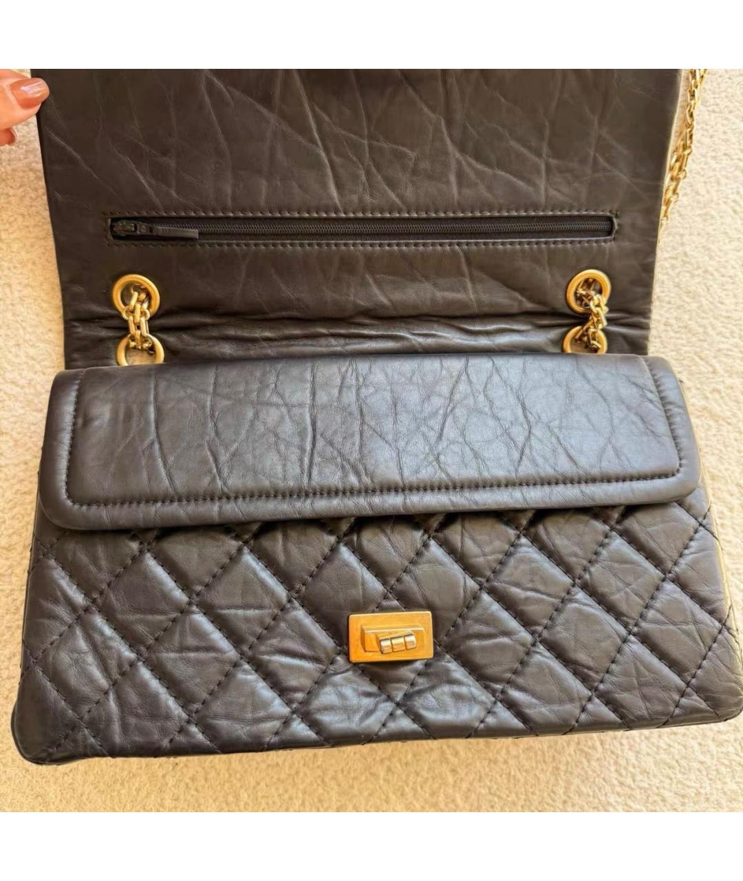 CHANEL Черная кожаная сумка через плечо, фото 3