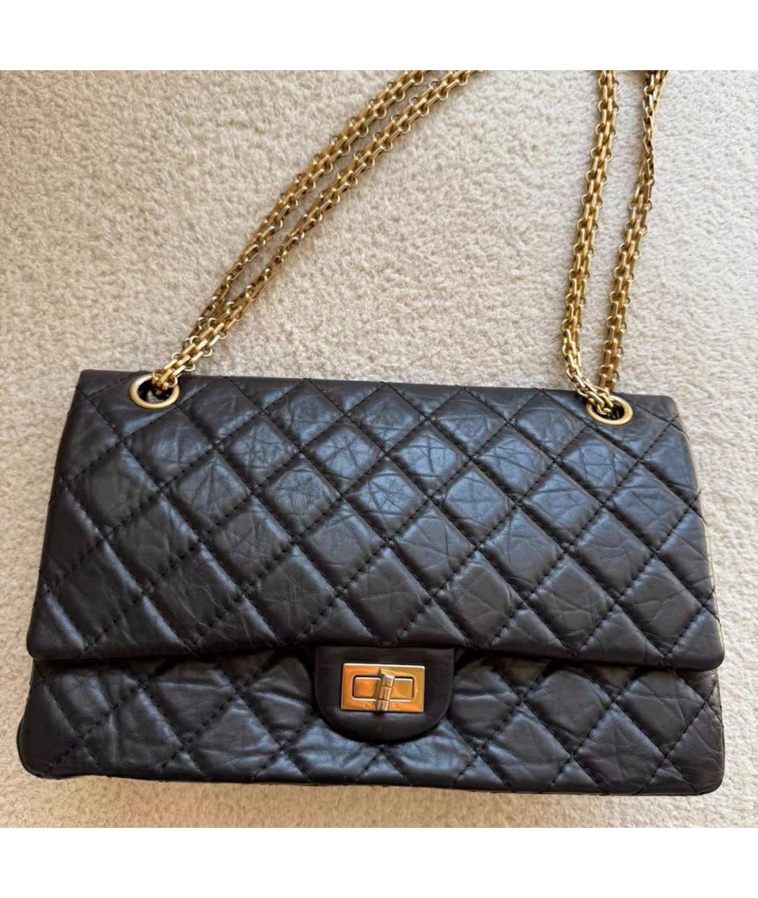 CHANEL Черная кожаная сумка через плечо, фото 8