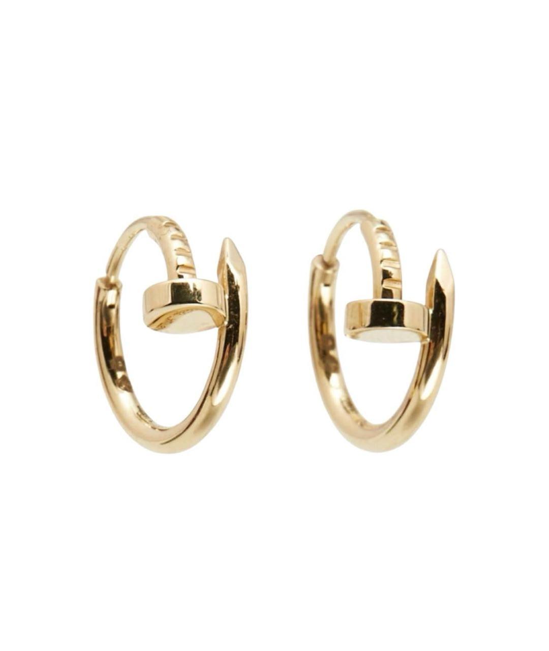CARTIER Золотые серьги из желтого золота, фото 1