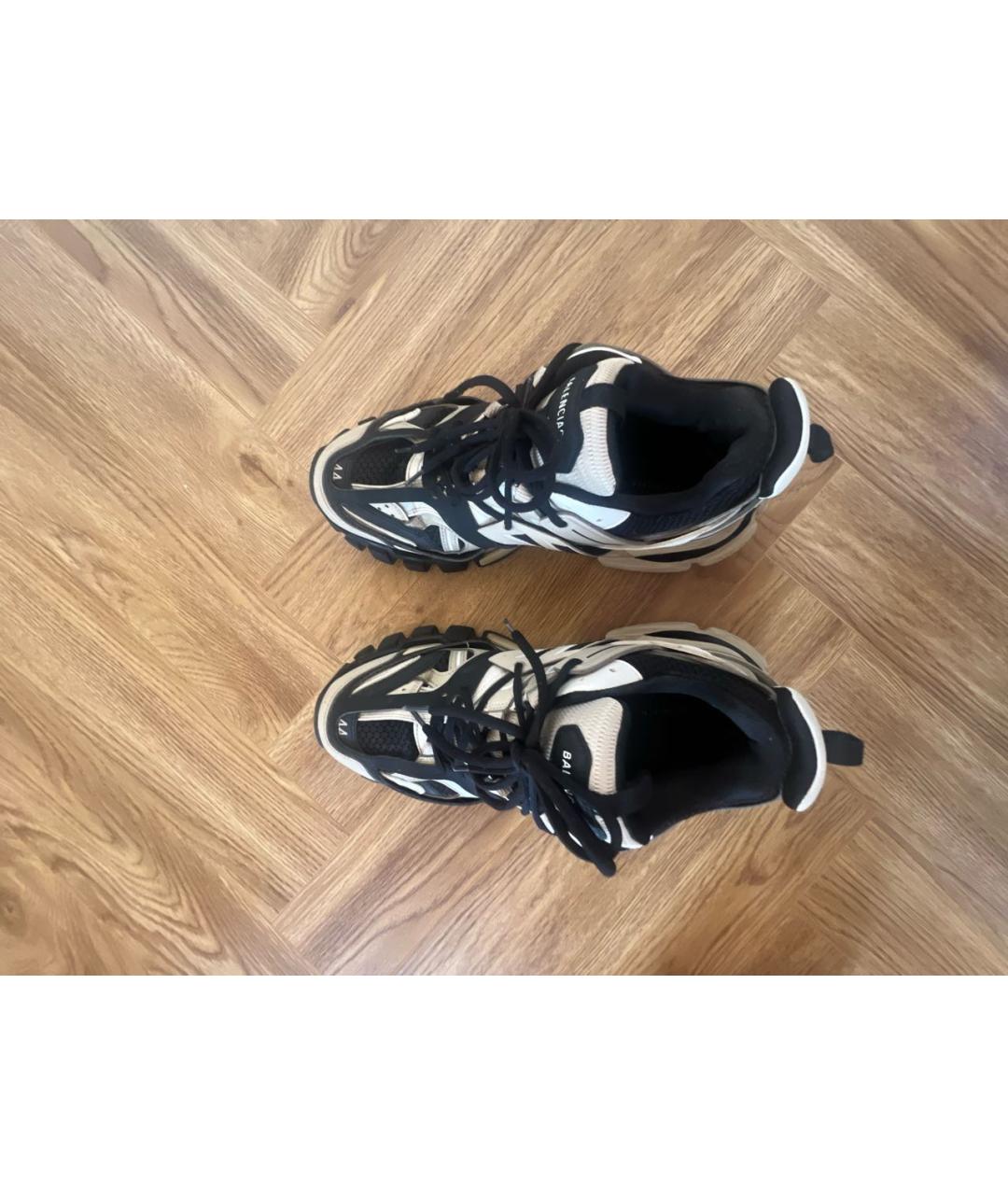 BALENCIAGA Бежевые низкие кроссовки / кеды, фото 3