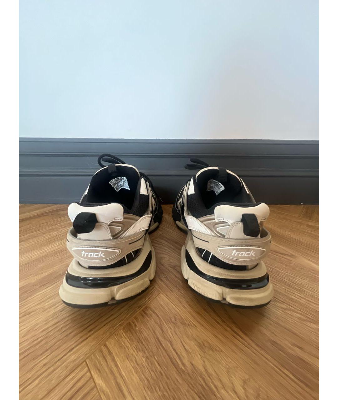 BALENCIAGA Бежевые низкие кроссовки / кеды, фото 4