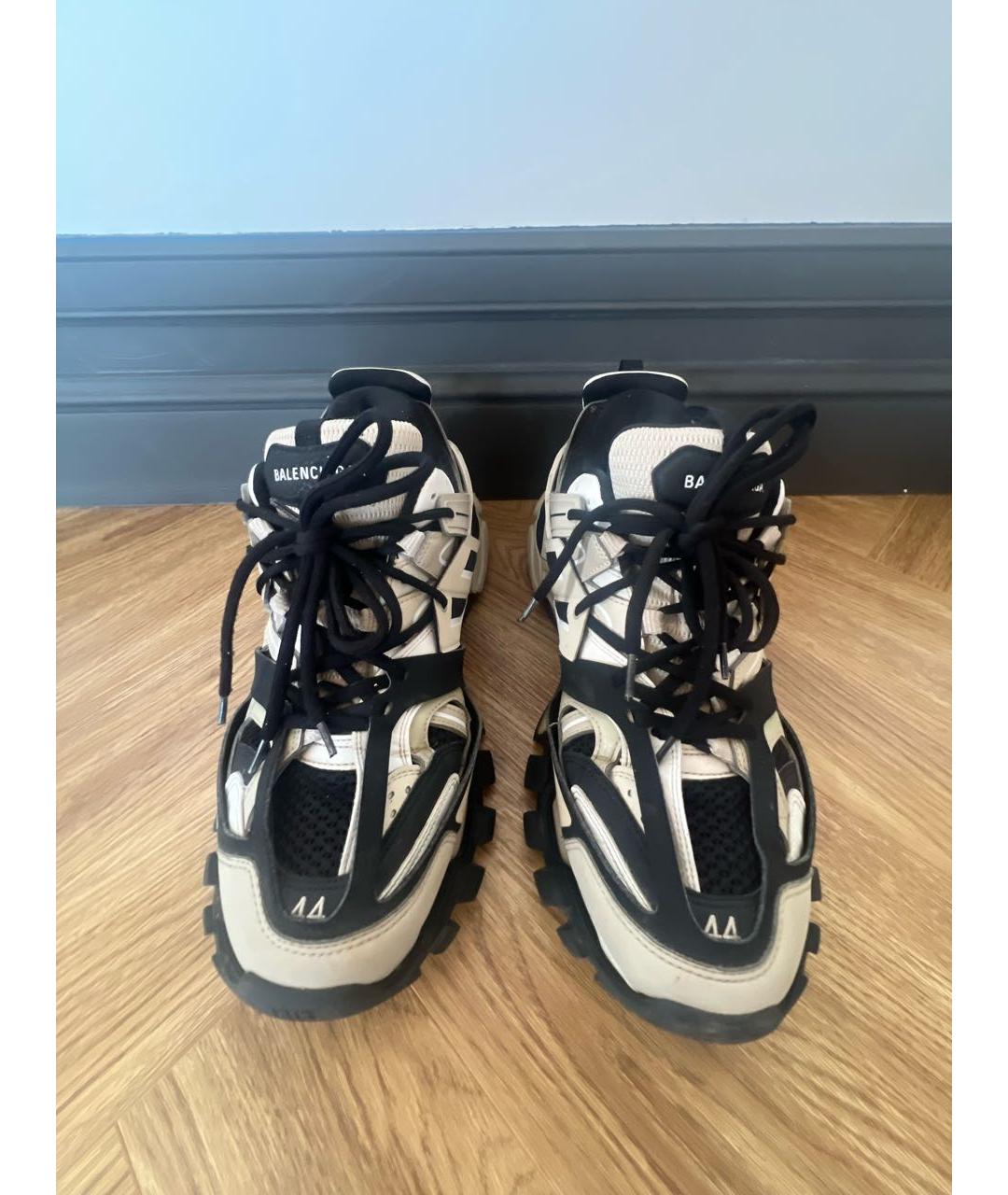 BALENCIAGA Бежевые низкие кроссовки / кеды, фото 2