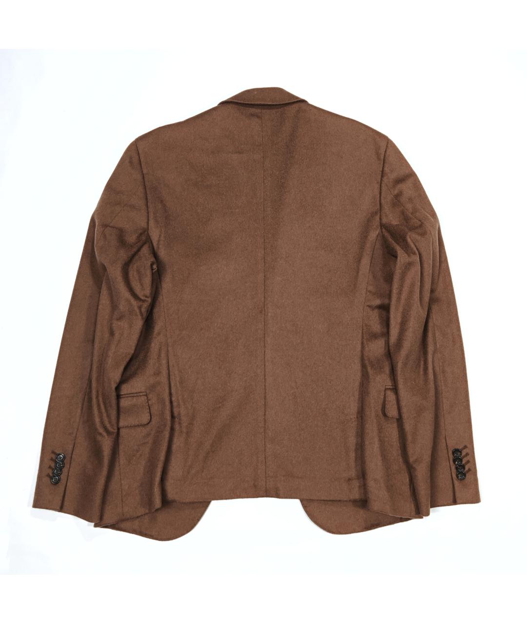 ZZEGNA Коричневый шерстяной пиджак, фото 2