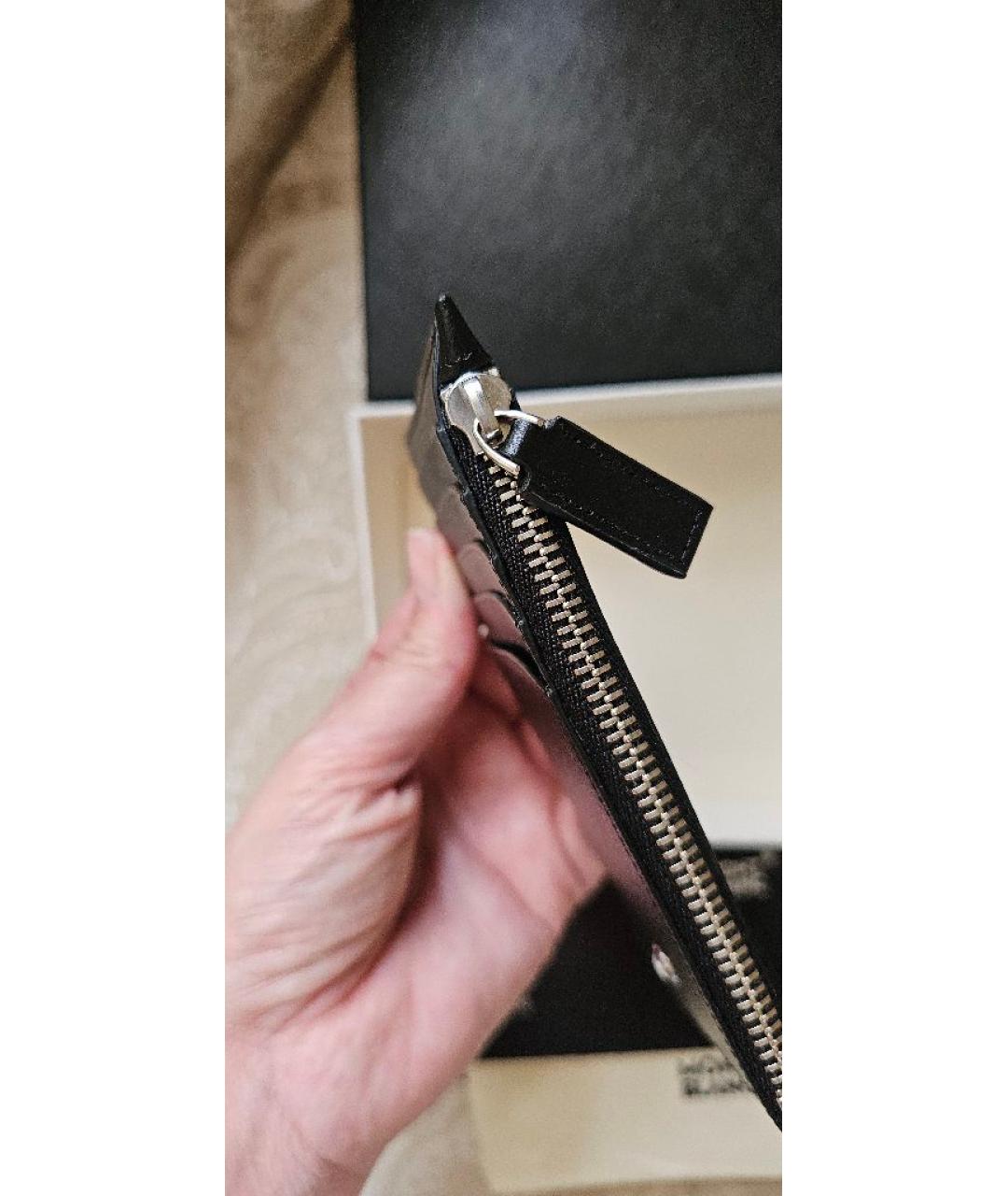 MONTBLANC Черный кожаный кардхолдер, фото 8