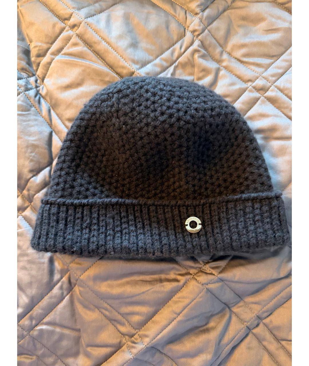 LORO PIANA Темно-синяя кашемировая шапка, фото 5