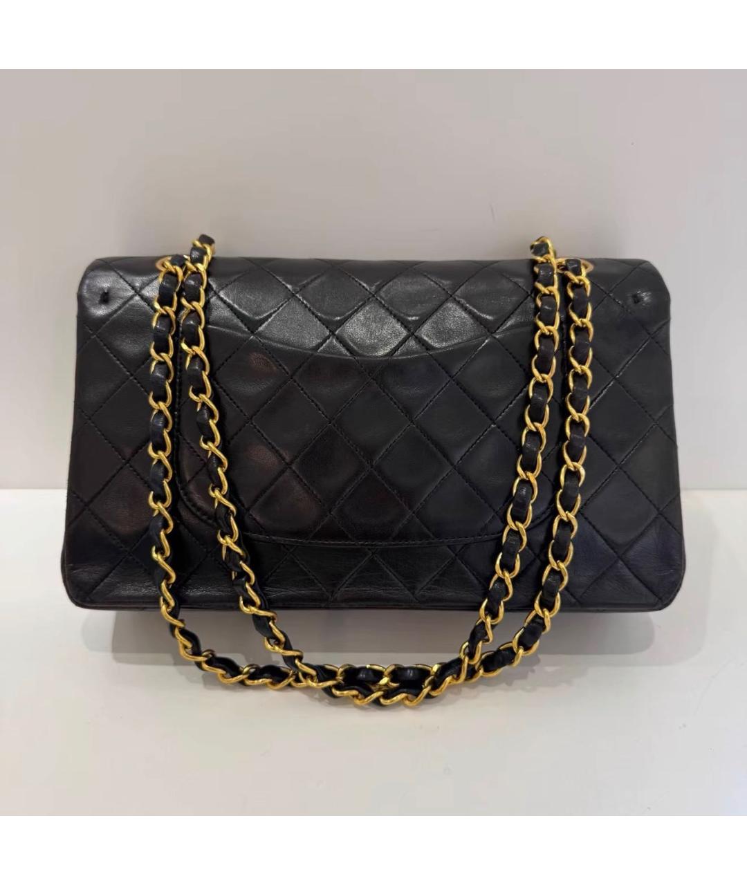 CHANEL Черная кожаная сумка через плечо, фото 2