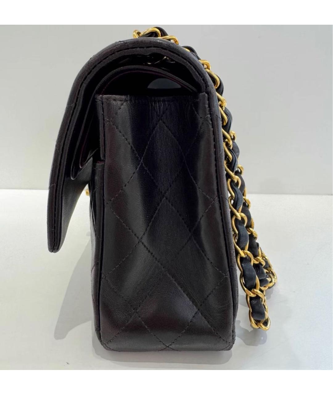 CHANEL Черная кожаная сумка через плечо, фото 3