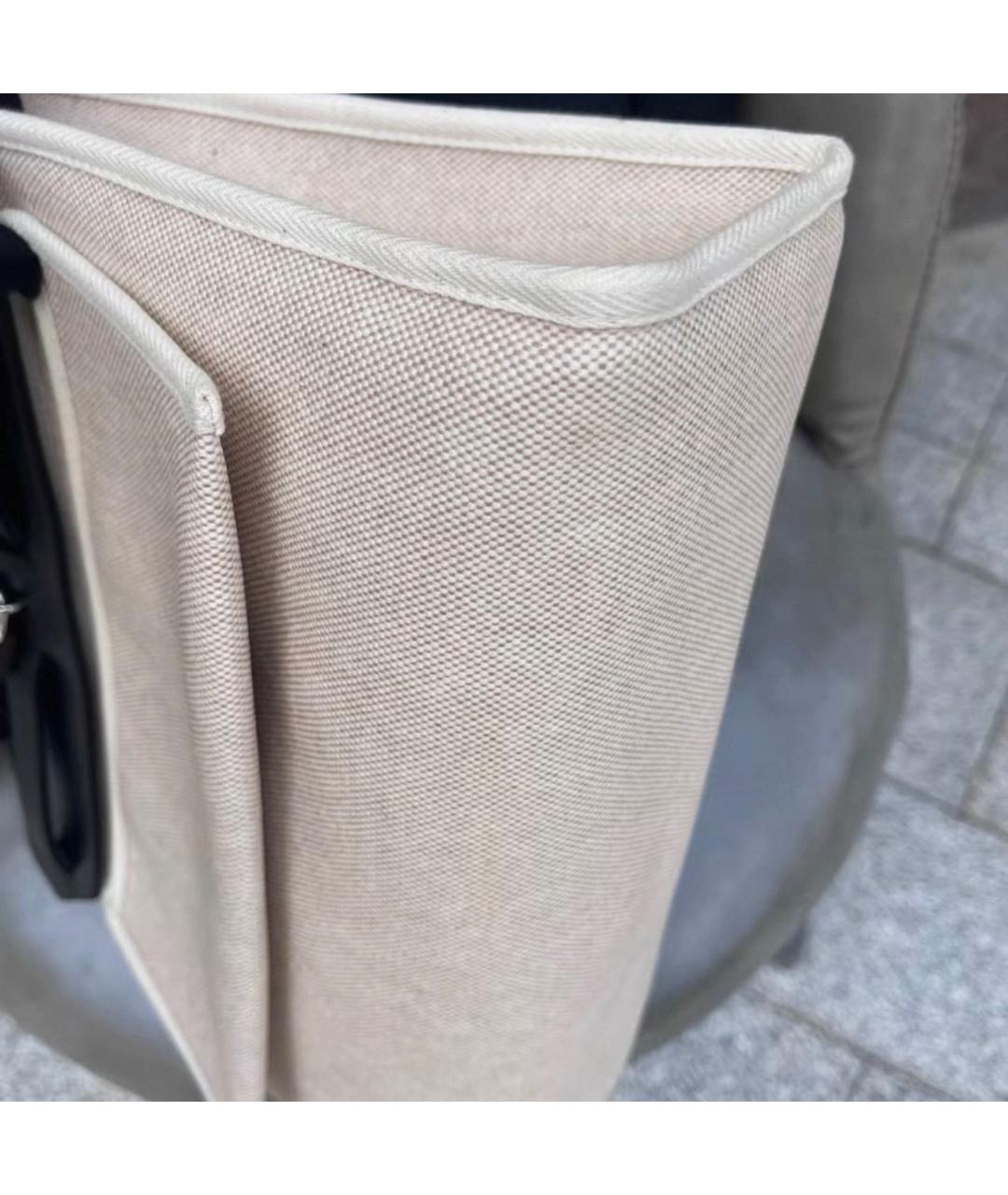 HERMES Черная тканевая сумка через плечо, фото 7